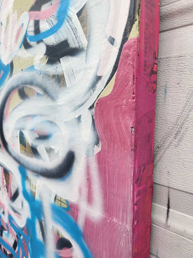 Original Street Art Abstract Painting by Dale Voelker