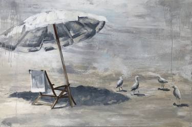 Original Figurative Beach Paintings by Marisa Navarro