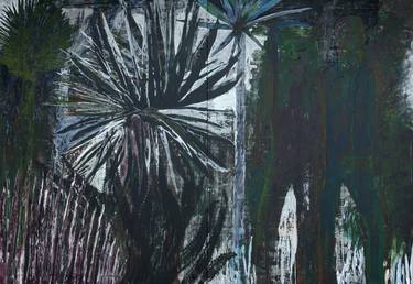Original Abstract Expressionism Nature Painting by Bostjan Jurecic Alluvio