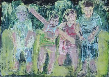 Original Children Paintings by Bostjan Jurecic Alluvio