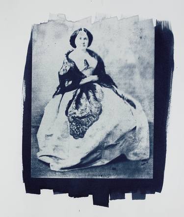 Dame, Souvenir Cyanotype thumb