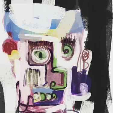 Original Abstract Expressionism Abstract Mixed Media by Jonathan Hammer