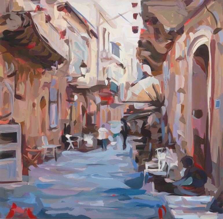 Sicilian Alleyway Painting By Joanne Hastie Saatchi Art