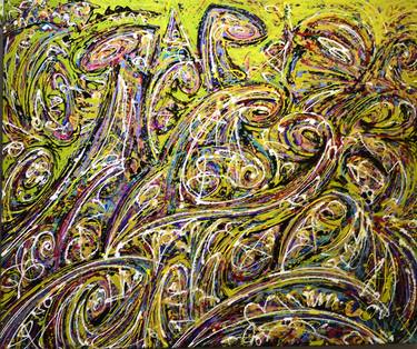 Original Abstract Expressionism Abstract Paintings by Gautam Paul