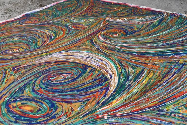 Original Abstract Expressionism Abstract Painting by Gautam Pal