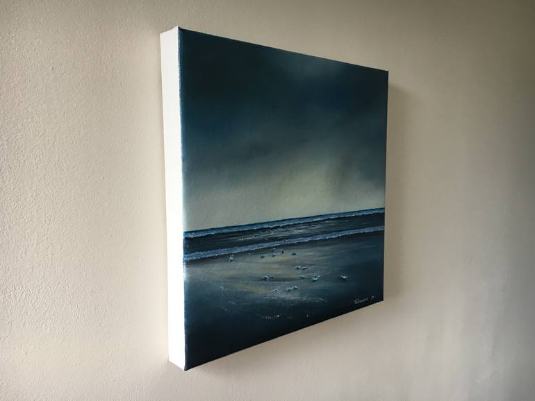 Original Expressionism Seascape Painting by Marieke Tollenaere