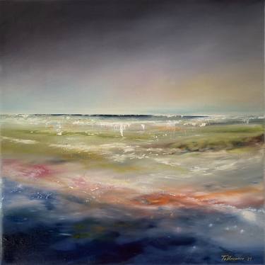 Print of Seascape Paintings by Marieke Tollenaere