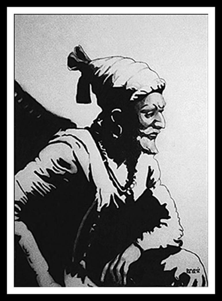 shivaji drawing painting