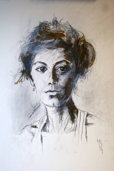 Print of Portrait Drawings by Klaas Koster