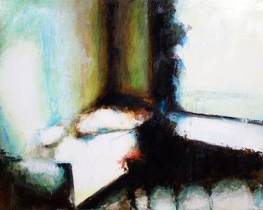 Print of Abstract Expressionism Interiors Paintings by Klaas Koster