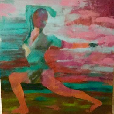 Original Abstract Expressionism Performing Arts Paintings by barbi leifert