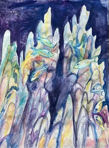 Saatchi Art Artist Lucille Whitaker; Paintings, “Pillar Coral Realm” #art