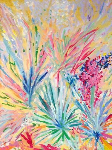 Print of Fine Art Garden Paintings by Lucille Whitaker