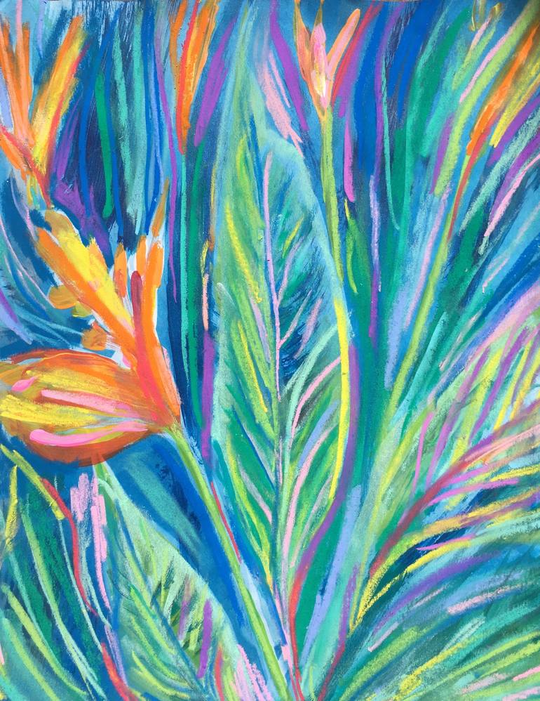 Bird of Paradise Drawing by Lucille Whitaker | Saatchi Art