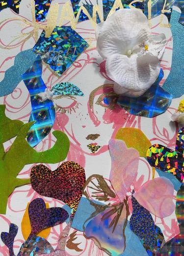 Original Fantasy Collage by Lucille Whitaker