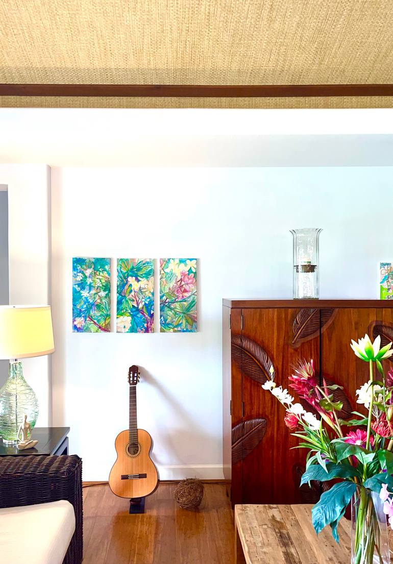 Original Impressionism Floral Painting by Lucille Whitaker
