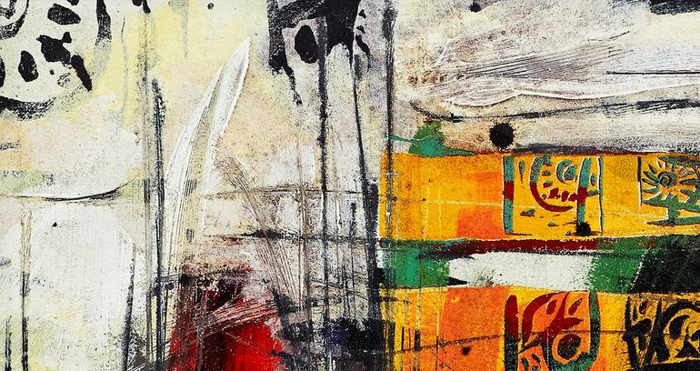 Original Abstract Calligraphy Painting by Ng Foo Cheong