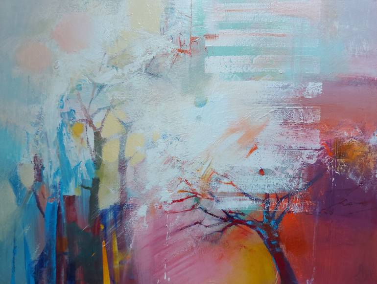 Original Abstract Expressionism Abstract Paintings by Aiste Jurgilaite