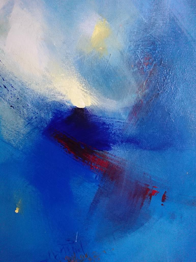 Original Modern Abstract Painting by AISTE JURGILAITE