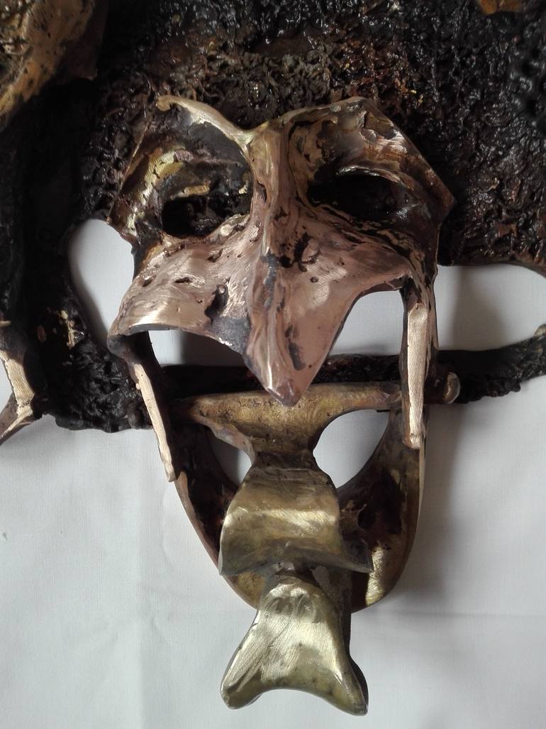 Original Art Deco Performing Arts Sculpture by Remigiusz Dulko