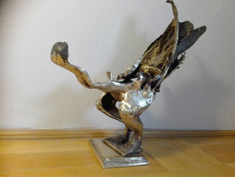 Original Abstract Expressionism Animal Sculpture by Remigiusz Dulko