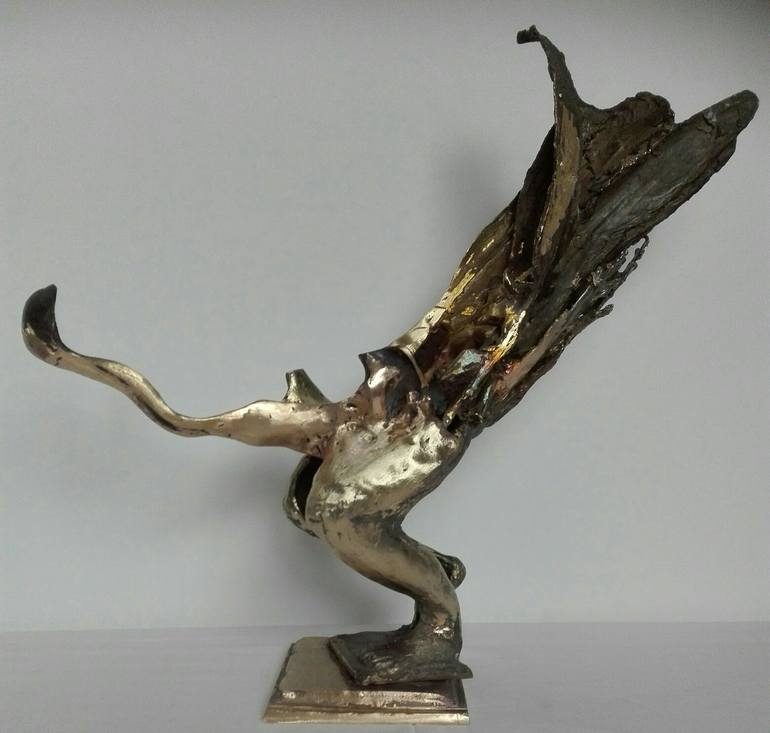 Original Abstract Expressionism Animal Sculpture by Remigiusz Dulko