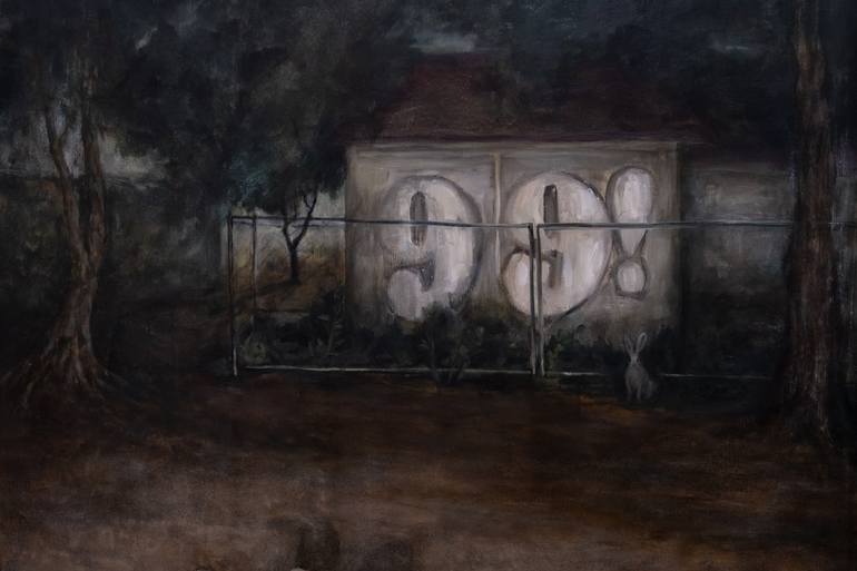 Original Abstract Animal Painting by Nastya Didenko