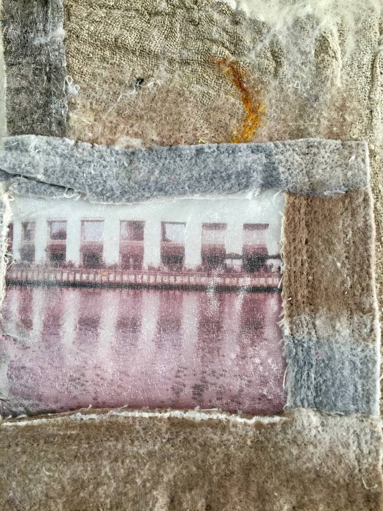 Original Modernism Architecture Collage by Maria-Theresa Fernandes