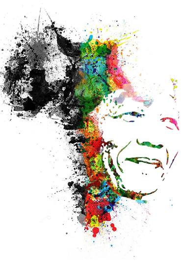 Original Conceptual Pop Culture/Celebrity Mixed Media by Fabio Do Prado