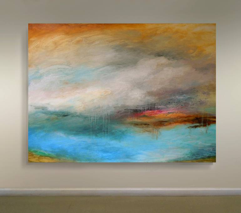 Original Abstract Expressionism Abstract Painting by Joseph Bellacera
