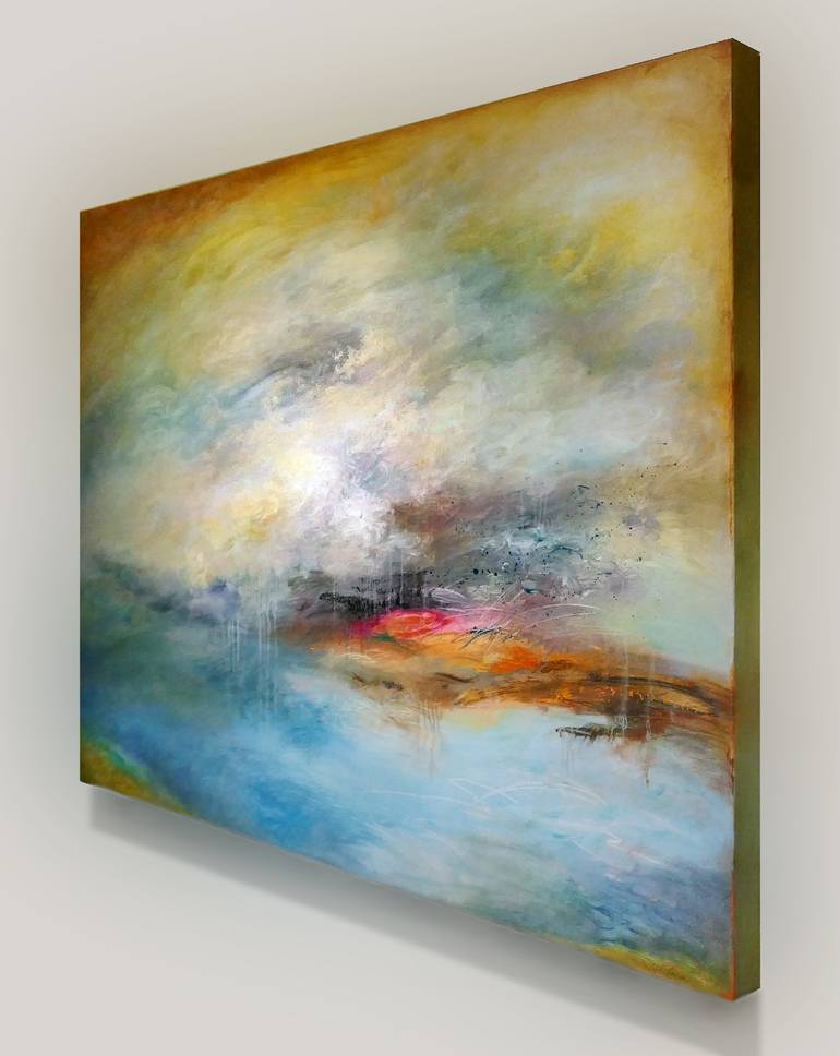 Original Abstract Expressionism Abstract Painting by Joseph Bellacera