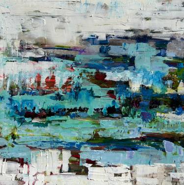 Original Abstract Landscape Painting by Shannon Martinuzzi