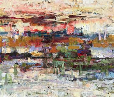 Original Abstract Landscape Painting by Shannon Martinuzzi
