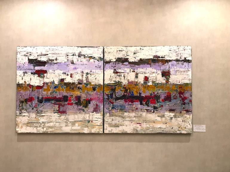 Original Abstract Expressionism Abstract Painting by Shannon Martinuzzi