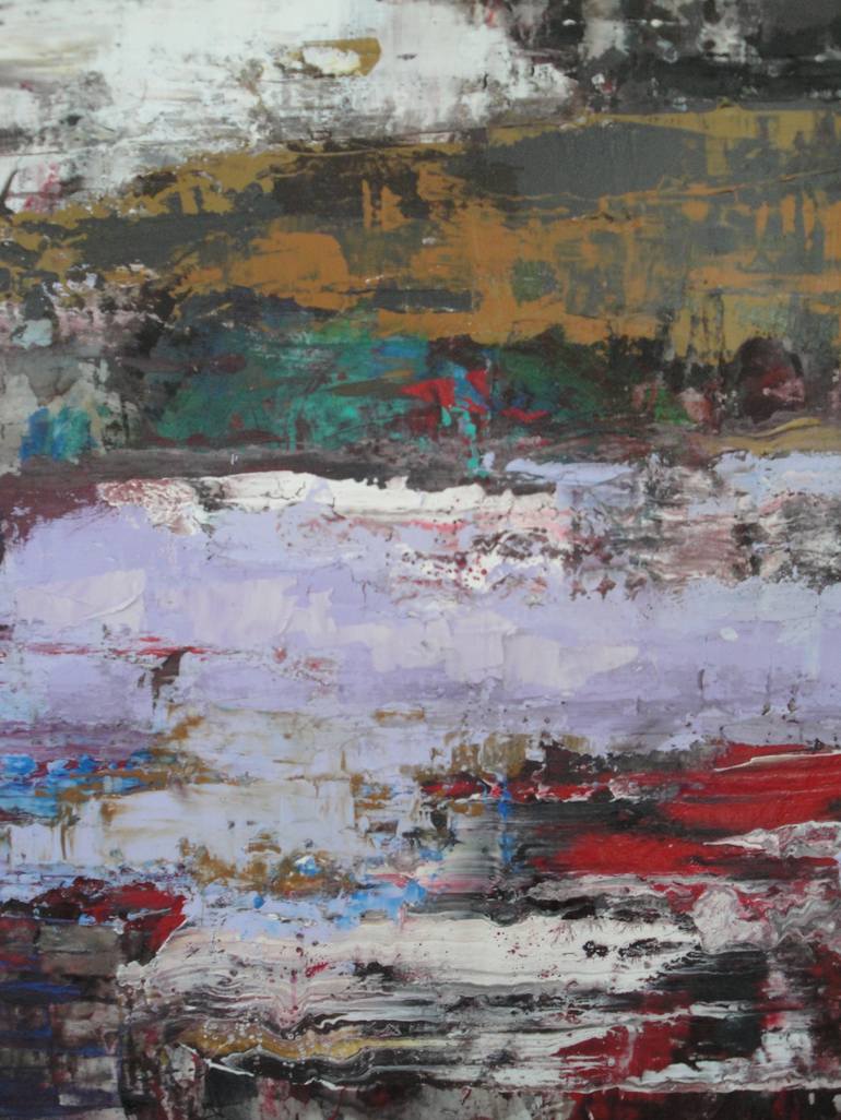 Original Abstract Landscape Painting by Shannon Martinuzzi