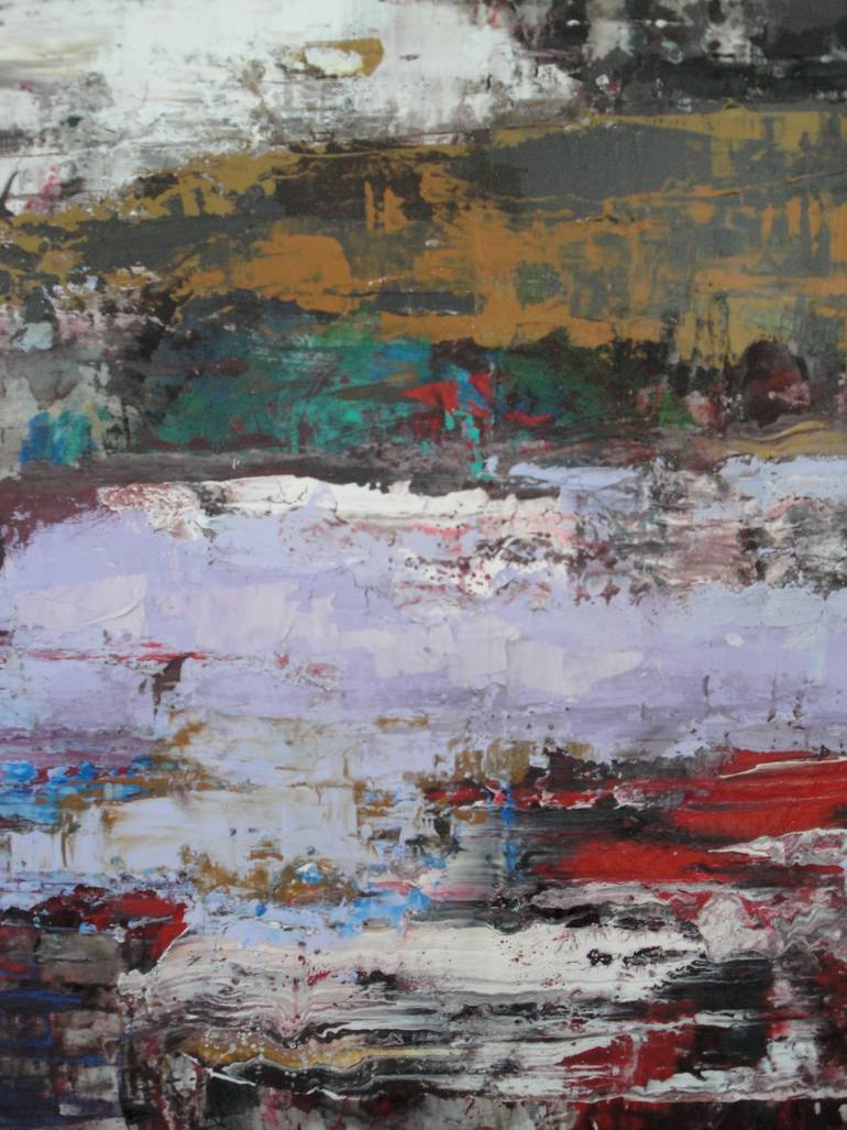 Original Abstract Landscape Painting by Shannon Martinuzzi