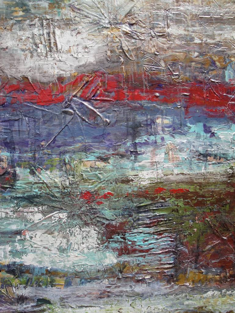 Original Abstract Landscape Painting by Shannon Martinuzzi