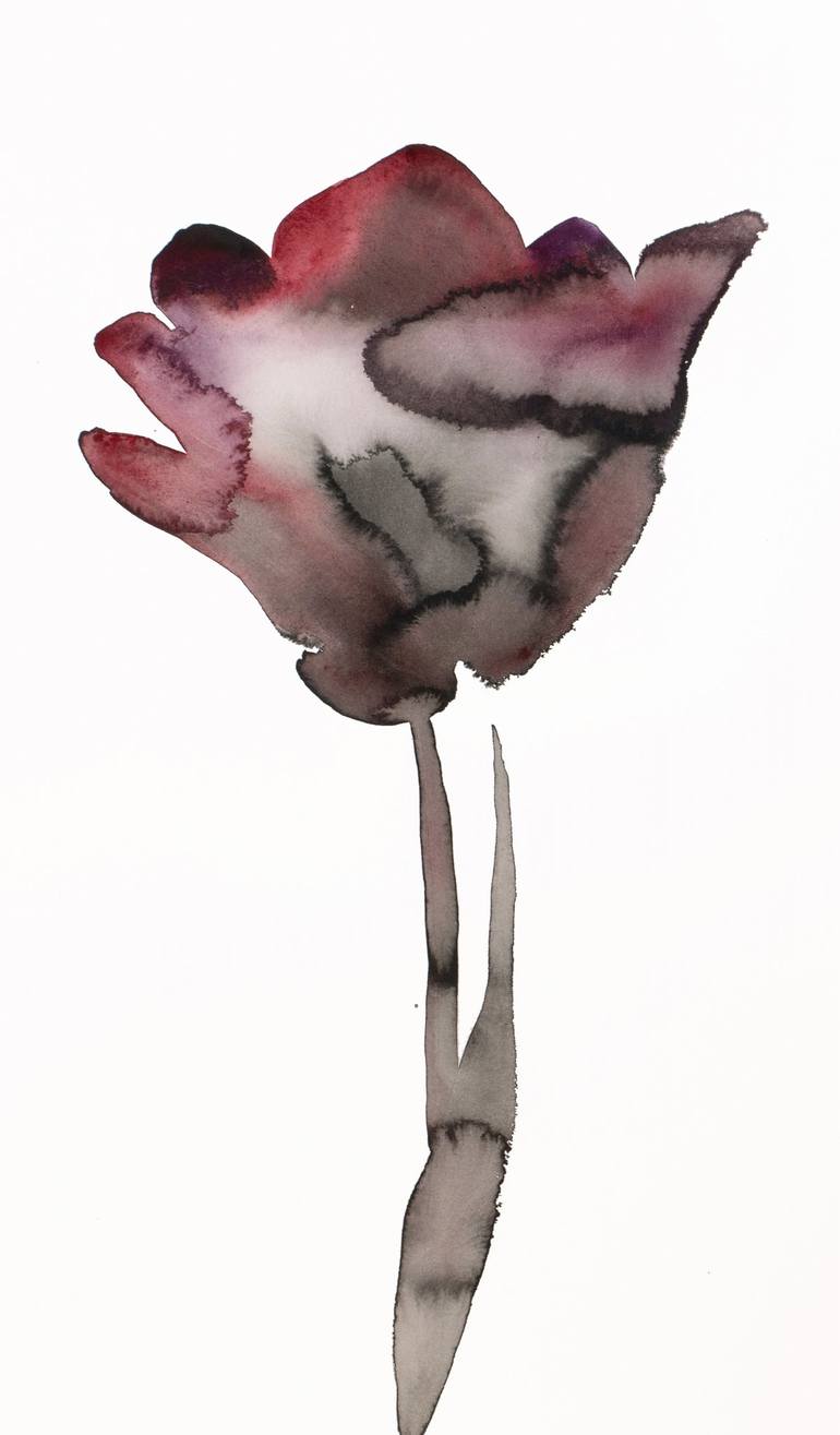 Print of Expressionism Botanic Paintings by Elizabeth Becker