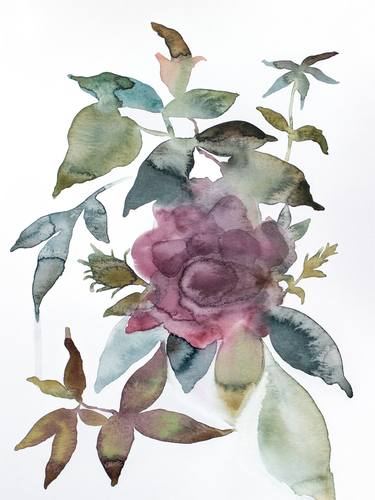 Original Expressionism Botanic Paintings by Elizabeth Becker