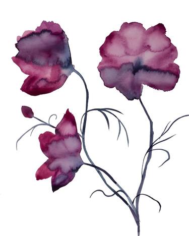 Print of Floral Paintings by Elizabeth Becker