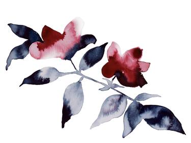 Original Expressionism Floral Paintings by Elizabeth Becker