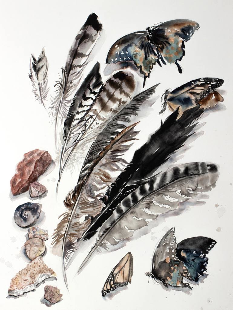 Print of Figurative Nature Paintings by Elizabeth Becker