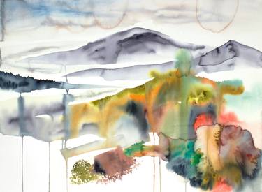 Original Abstract Expressionism Abstract Paintings by Elizabeth Becker