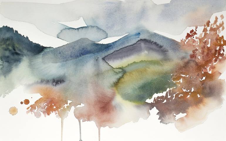 Print of Abstract Expressionism Abstract Paintings by Elizabeth Becker