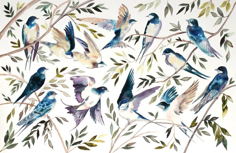 Print of Contemporary Animal Paintings by Elizabeth Becker