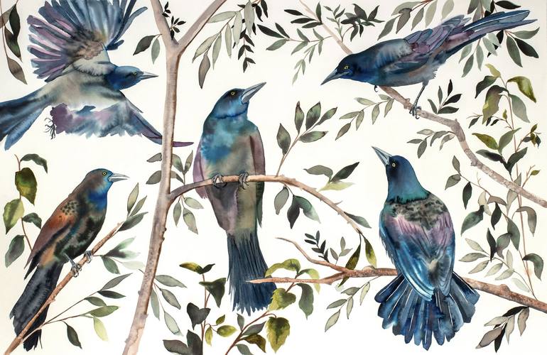 Print of Contemporary Animal Paintings by Elizabeth Becker