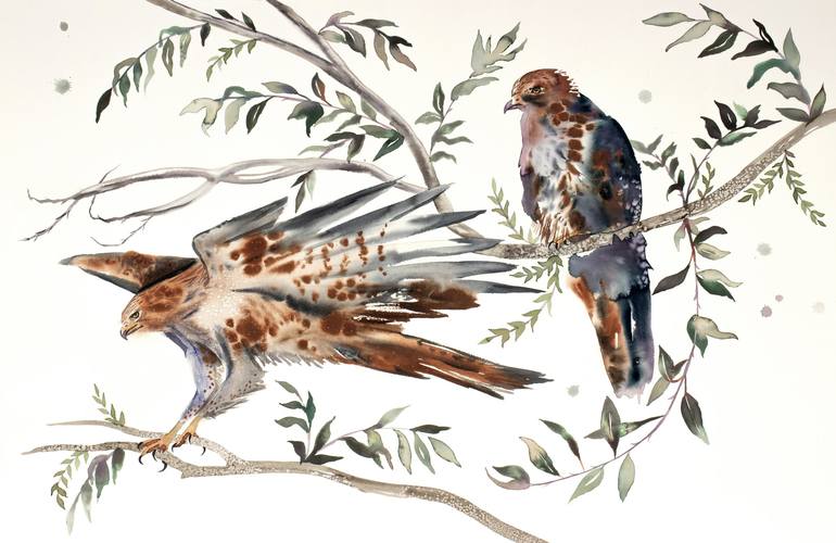 Print of Contemporary Animal Paintings by Elizabeth Becker