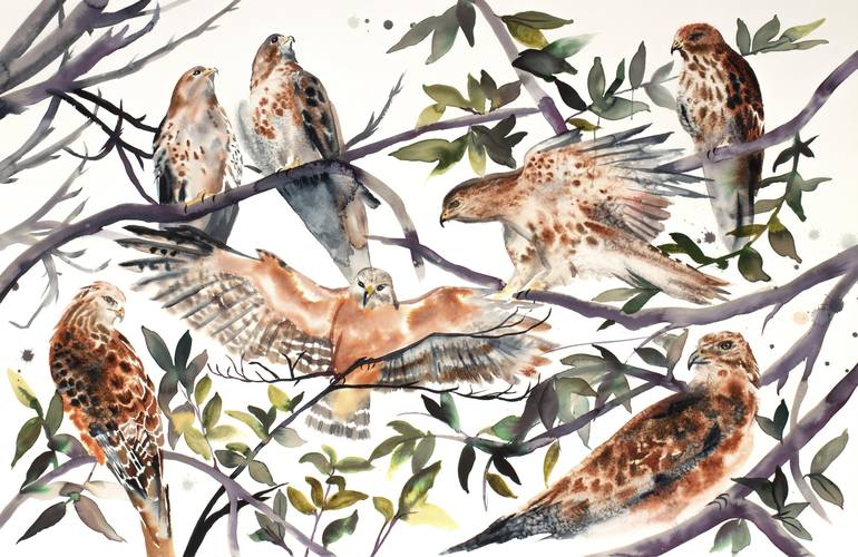 Original Contemporary Animal Paintings by Elizabeth Becker