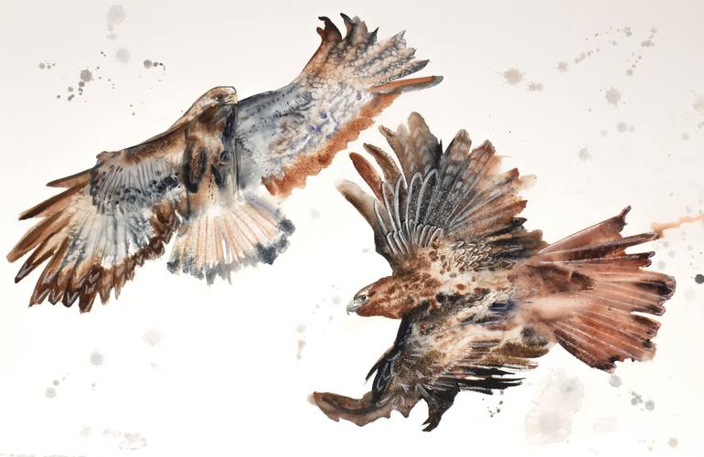 Print of Contemporary Animal Paintings by Elizabeth Becker