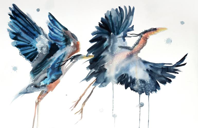 Print of Contemporary Animal Paintings by Elizabeth Becker